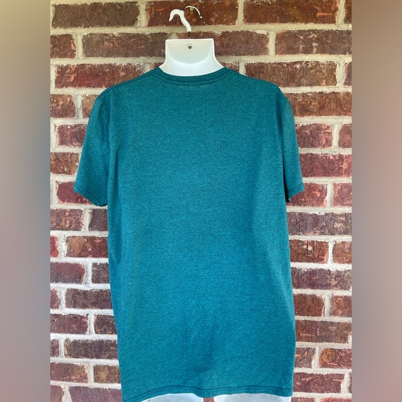 Men’s Wrangler Heathered Teal Color Rope Design Logo T-Shirt Size Large - Picture 2 of 4